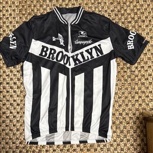 Brooklyn Cycling Jersey - Black and White